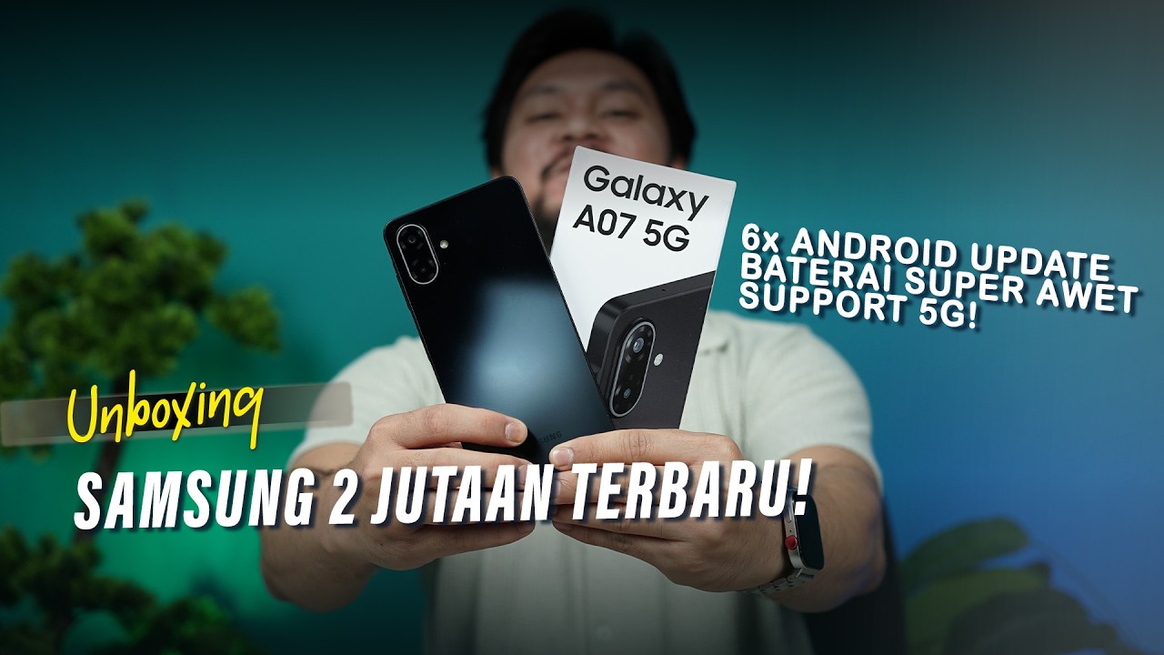 SAMSUNG 5G 2 JUTAAN TERBARU‼️ Samsung Galaxy A07 5G Unboxing & Hands on