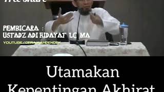Download lagu One Minute Booster - Utamakan Kepentingan Akhirat - Ustadz Adi Hidayat LC mp3