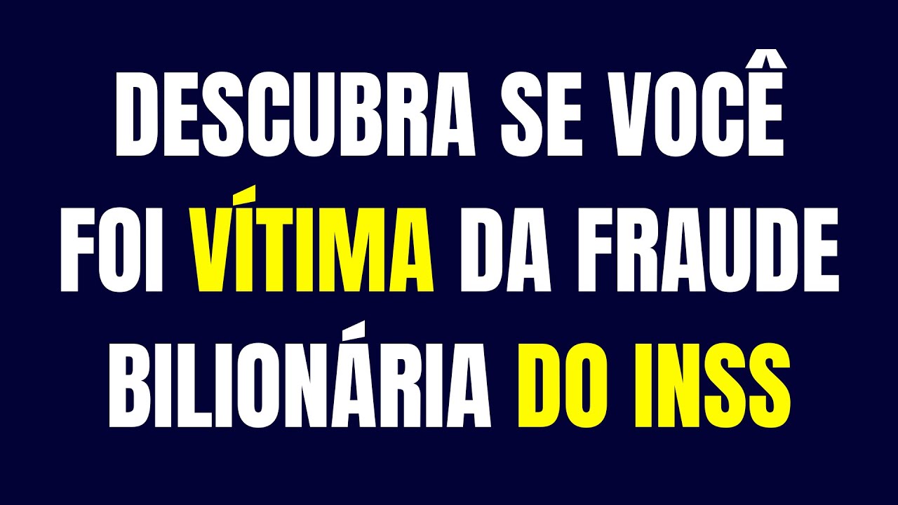 INSS FRAUD: CHECK IF YOU WERE A VICTIM AND SEE HOW TO CANCEL DISCOUNTS