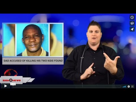 Dad accused of killing his two kids found - (ASL - 8.5.18)
