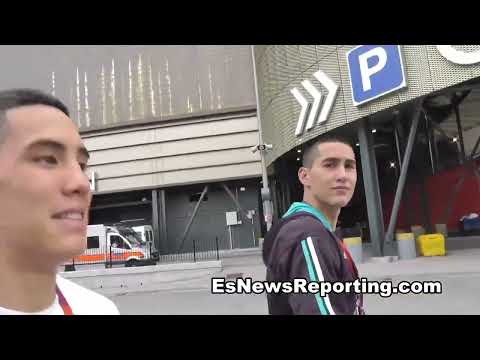 OSCAR VALDEZ FIRST INTERVIEW EVER LONDON 2012 OLYMPICS WITH OSCAR MOLINA - FIGHTS THIS WEEKEND