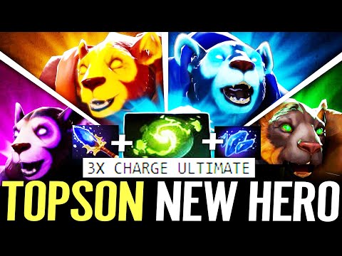 🔥 TOPSON Brewmaster NEW HERO — Aghanim + Refresher 3x Charge ULT 60sec Primal Split Dota 2 Pro