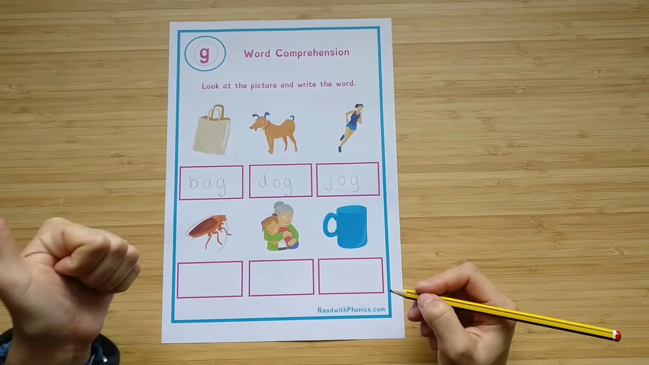 Phonics Missing Word Resources with Pictures | Read with Phonics