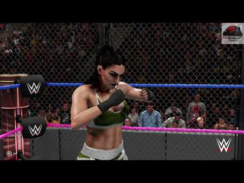 WWE 2K19 - Sonya Deville vs Mandy Rose vs Paige - Hell In A Cell PPV Universe Mode !!!!