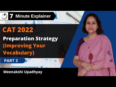 CAT 2022 Prep Strategy |  Improving your Vocab | Meenakshi Upadhyay  | The Perfect Plan for CAT 2022