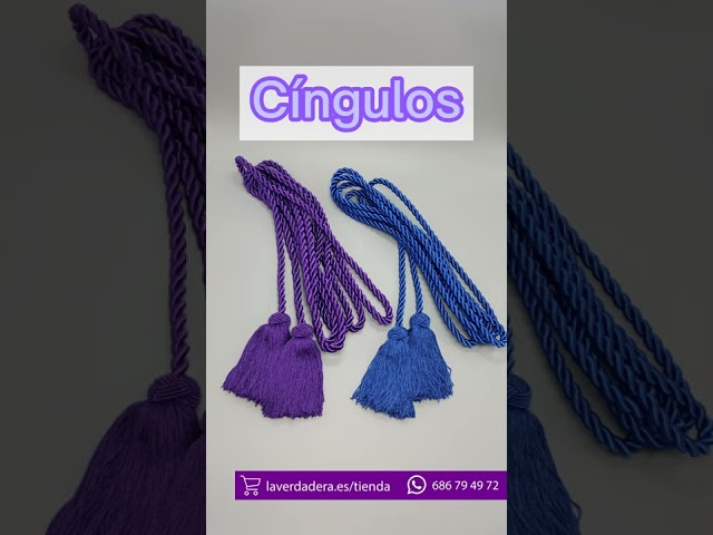 Vídeo relacionado con SALAS - 215 Cíngulo Semana Santa 3 metros color: 807 talla: Unic