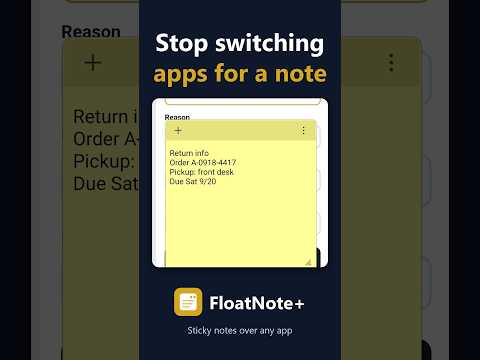 FloatNote+: Floating Notes video thumbnail