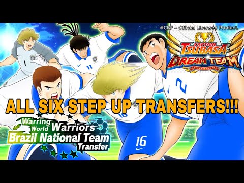 All six step up Warring world warriors Brazil National Team Transfer [Captain Tsubasa Dream Team]