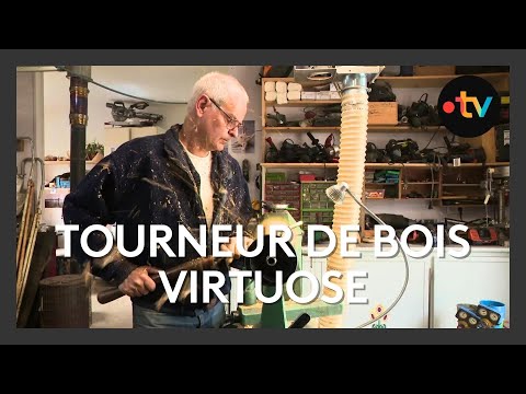 Artisanat d'art : Pierre Cornélis, virtuose du tournage sur bois