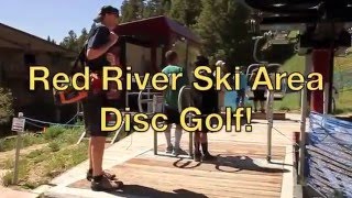 preview picture of video 'Red River Ski Area 18 Hole Disc Golf!'