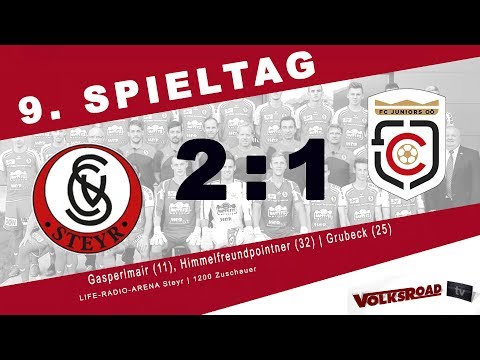 SK Vorwärts Steyr vs. LASK Juniors OÖ 2:1 (2:1) | Game day 9
