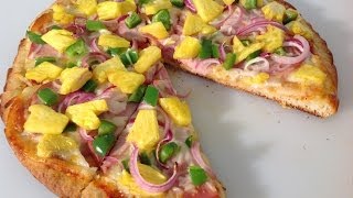 Hawaiian Pizza-How To Make Hawaiian Pineapple Pizza-Recipe-American Comfort Food