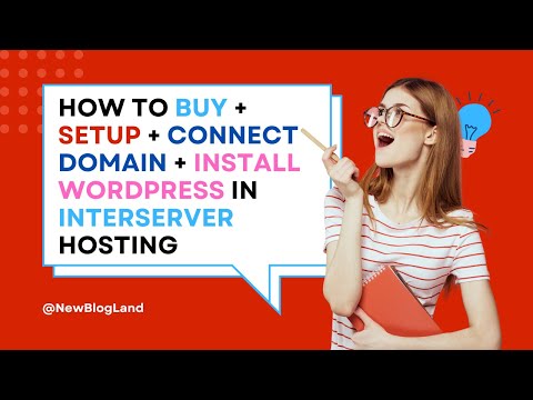 How to Buy + Setup + Connect Domain + Install WordPress in Interserver Hosting