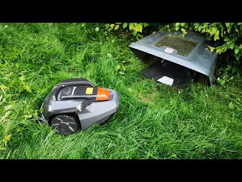 Husqvarna Automower 105 Mähroboter im hohen Gras, geht das?