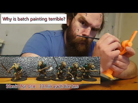 Why do I not like batch painting?