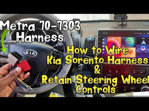 How to Wire 2011 Kia Sorento Aftermarket Radio and Retain Steering wheel control | No Canbus Needed