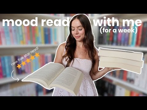 what I realistically read in a week when I'm mood reading + book club! 📚*reading vlog*