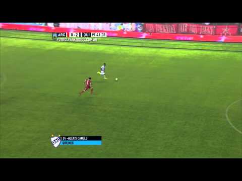 Gol de Canelo. Argentinos 0 - Quilmes 2. Fecha 15. Primera División 2015. FPT.