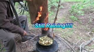 preview picture of video 'Green Beans and Taters in the Rain-Milford Camp 1'