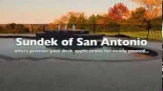 preview picture of video 'Karnes City, TX Pool Deck Coating With Sundek'