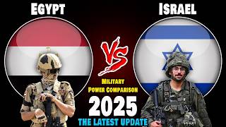 Egypt vs Israel Military Power Comparison 2025 | Israel vs Egypt Military Power 2025