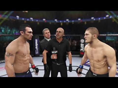 UFC 229|Khabib Nurmagomedov VS Tony Ferguson|Fight Simulation