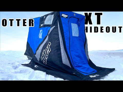 NEW 2023 XT Otter Hideout Insulated Best Flip Over Ice Shelter