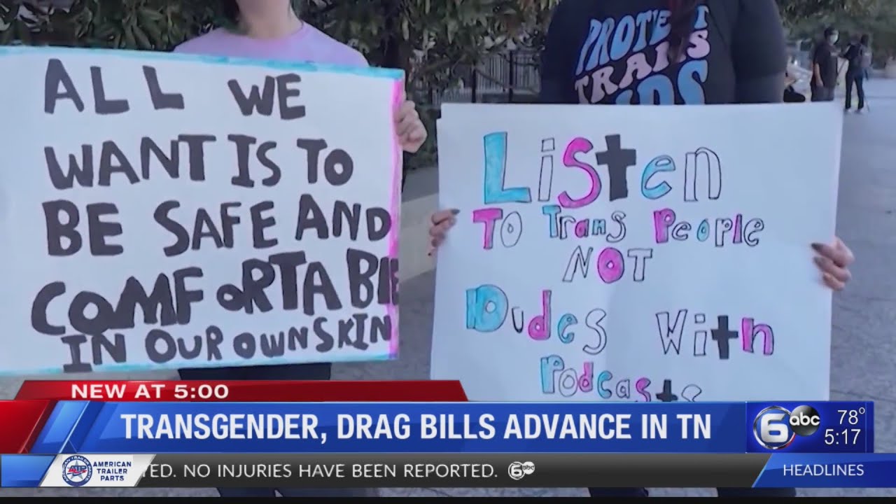 Transgender, Drag bill advance in Tennessee