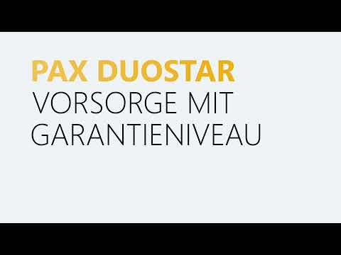 Pax DuoStar, Vorsorge mit Garantieniveau