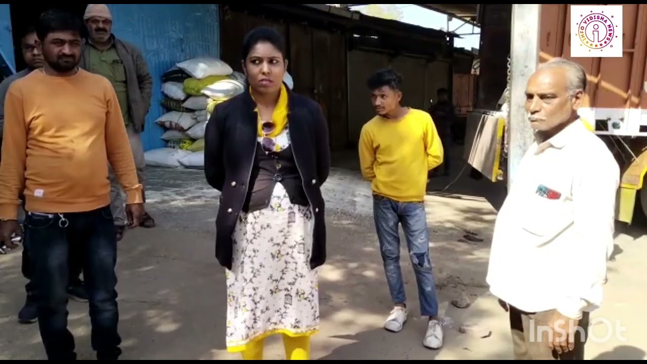 #विदिशा मंडी में राशन का चावल बिकते हुए तहसीलदार ने पकड़ा
