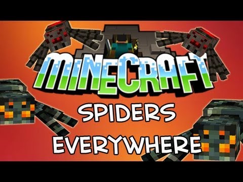Minecraft: Spiders Everywhere!!!