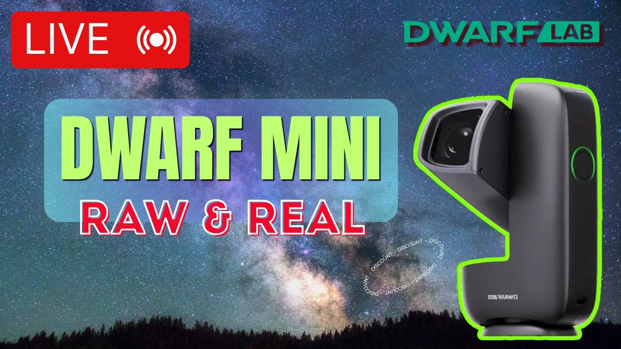 🔴 Live: Dwarf Mini Telescope 🔭 | Special Edition Featuring Dwarf Lab! 🟢