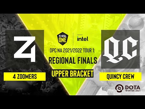 Dota2 - Quincy Crew vs 4 Zoomers - Game 2 - DPC NA 2021/2022 Tour 1: Regional Finals