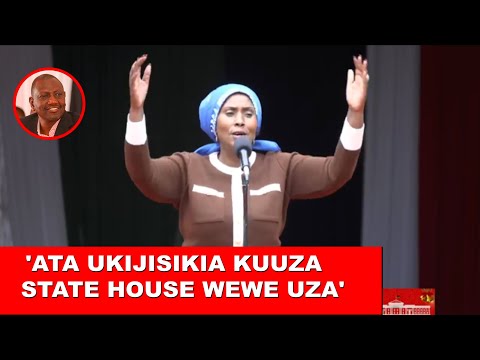 Listen to what Thika MP Alice Ng'ang'a told Ruto face to face today in Kiambu!