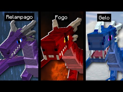 Minecraft Ice and Fire #24: CONSEGUINDO NOVOS DRAGÕES DE TODOS OS TIPOS!