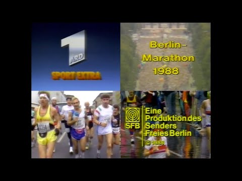 ARD "Sport Extra" Berlin-Marathon 1988  (ARD 07.10.1988)