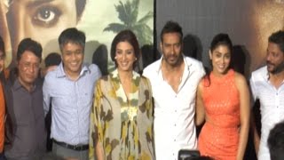 Ajay Devgn, Tabu And Shriya Saran Unveil Drishyam Motion Poster