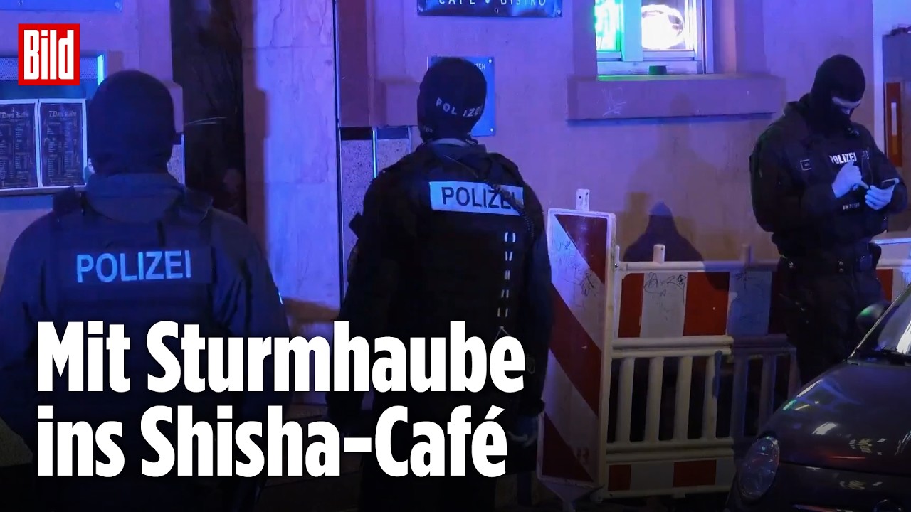 GROSS-RAZZIA IN KARLSRUHE: Polizei kontrolliert Shisha-Bars und Kneipen