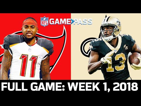 Tampa Bay Buccaneers vs. New Orleans Saints Week 1, 2018 FULL Game