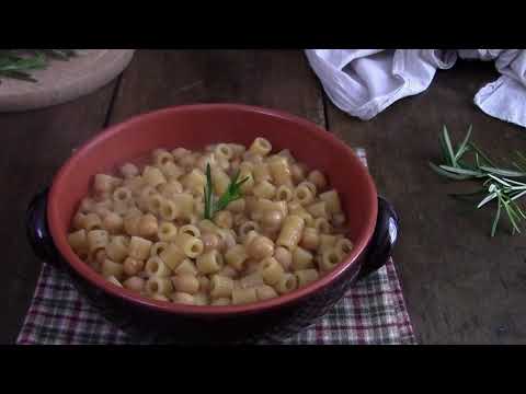 PASTA E CECI ALLA ROMANA,  ricetta originale