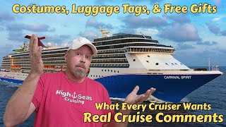Costumes, Luggage Tags, & Free Gifts - What Every Cruiser Wants