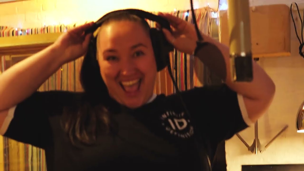 Take a peek into the fun of the cast album recording studio