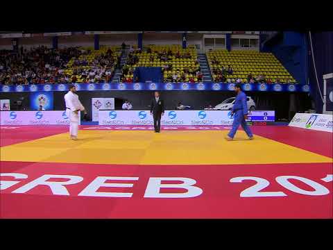 SIMIONESCU VLADUT ￼ ROU  ABDURAKHMONOV MUKHAMADMUROD TJK ￼   Grand Prix Zagreb 2015  Round 2 +100