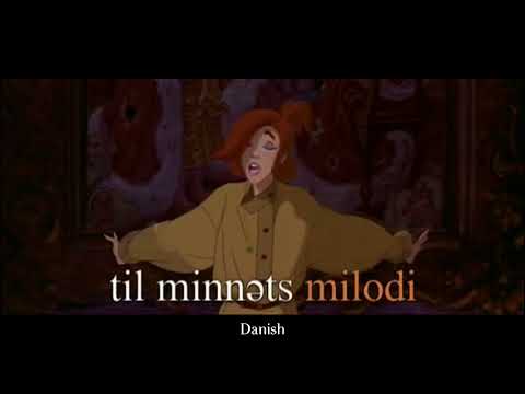 Once Upon a December - 12 Phonetic Multilanguage | Anastasia