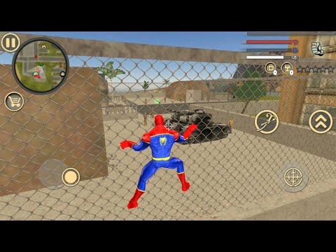 Flying Spider Hero Crime Simulator | Spider Hero in Vegas Crime Simulator - Android GamePlay HD