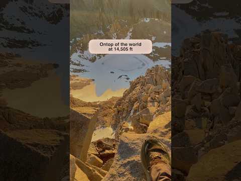 Summiting Mount Whitney at 4:30AM!!