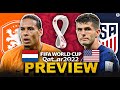 2022 FIFA World Cup: Netherlands vs USA PREVIEW [PREDICTIONS, PICK TO WIN & MORE] | CBS Sports HQ