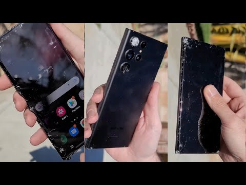 Samsung Galaxy S22 Ultra - Gorilla Glass Drop Test/Durability | THIS IS CRAZY!