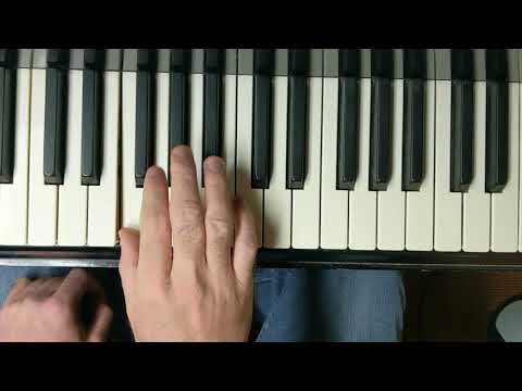 F Dorian Fingerings for Piano (Right Hand)