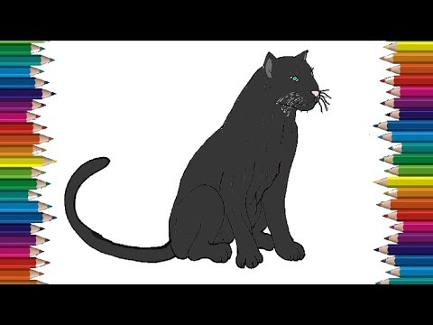 How to Draw a Black Panther easy | Black Panther...